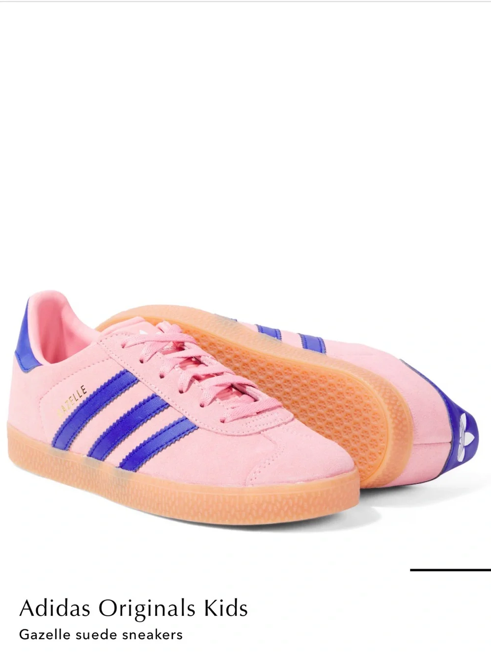 adidas Gazelle Semi Spark Pink Gum Kids/Juniors Sneakers size 5 NWOB